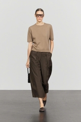 ÁO LEN MASSIMO DUTTI PHA LEN CỘC TAY