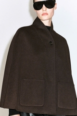 Cape COS dạ ép cổ trụ 2 túi