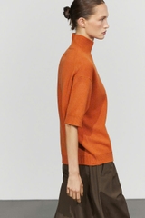 Áo len dệt kim MASSIMO DUTTI tay ngắn dáng rộng