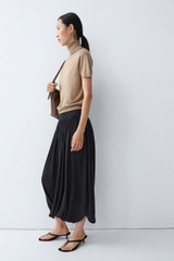 ÁO LEN MASSIMO DUTTI DỆT KIM CỔ LỌ