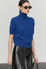 ÁO LEN MASSIMO DUTTI DỆT KIM CỔ LỌ