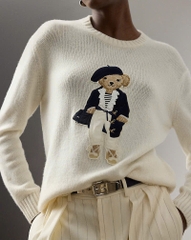 Áo len cashmere Polo Bear mùa xuân sớm