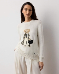 Áo len lụa Polo Bear mùa xuân
