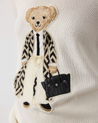 Áo len lụa Polo Bear mùa xuân