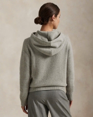 Áo len dệt kim Polo Bear cashmere