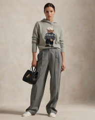 Áo len dệt kim Polo Bear cashmere