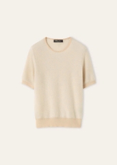 Áo thun LORO PIANA cổ tròn Poppy