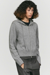 ÁO KHOÁC LEN MASSIMO DUTTI CÓ MŨ TRÙM ĐẦU, CHẤT LIỆU PHA LEN