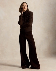 Áo khoác cardigan POLO RL len cashmere đan kiểu cáp