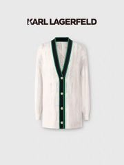 Cardigan Karl viền xanh 2 màu
