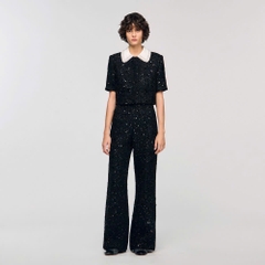 QUẦN VẢI TWEED ĐÍNH ĐÁ