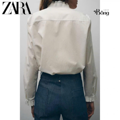 Sơ mi Zara cổ bèo