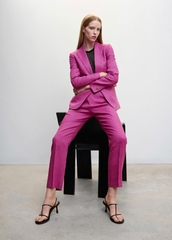 Quần âu MNG linen 2 màu Đen/Hồng