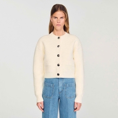 cardigan-sandro-co-tron-mau-kem-khuy-kim-loai-tron