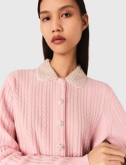 Áo khoác cardigan cổ rời