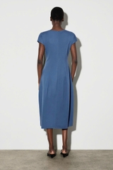 ĐẦM MIDI JERSEY ĐIÊU KHẮC