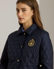 Áo khoác chần bông hình kim cương Crest-Patch