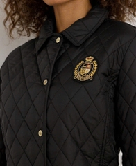 Áo khoác chần bông hình kim cương Crest-Patch