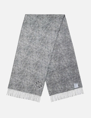 Khăn quàng cổ đảo chữ bằng len và cashmere