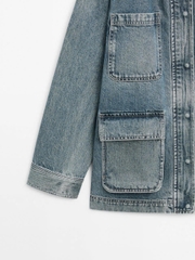 ÁO KHOÁC DENIM CÓ TÚI