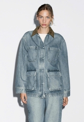 ÁO KHOÁC DENIM CÓ TÚI