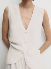 Gilett Massimo Dutti trắng