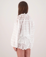 Set ISABEL MARRANT trắng ren dập