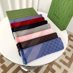 Khăn Gucci 5 màu 80% wool 20% silk VIP Sz140x140