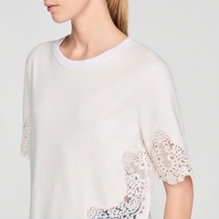 ÁO THUN COTTON CÓ CHI TIẾT REN