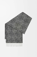 Khăn quàng cổ đảo chữ bằng len và cashmere