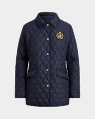 Áo khoác chần bông hình kim cương Crest-Patch