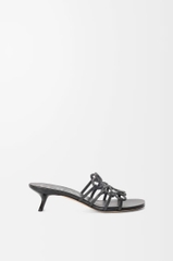 Guốc LOEWE quai logo gót 3cm (bản xuất)