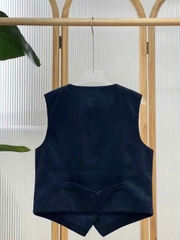 Gile nhung Polo Ralph Lauren navy tuồn auth