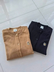 Cardigan Hazzys logo nổi 2 màu
