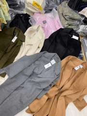 Longcoat MNG dạ ép kèm belt