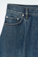 QUẦN JEANS ỐNG RỘNG XẾP NẾP
