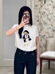 Áo thun cotton Polo Bear mùa xuân