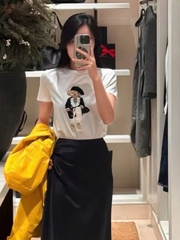 Áo thun cotton Polo Bear mùa xuân