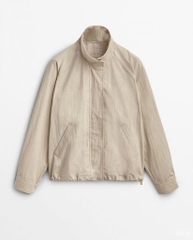 Áo khaki gió Massimo Dutti dáng lửng suông