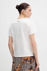 Tshirt MaxMara họa tiết vuông hoa lá