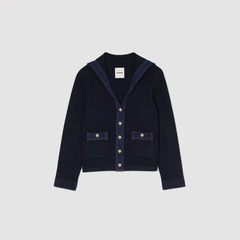 ÁO CARDIGAN PHỐI DENIM
