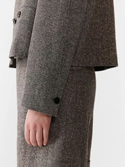 Quần short màu muối tiêu