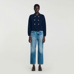 ÁO LEN CARDIGAN HAI HÀNG KHUY