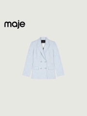 Blazer Maje xanh dương