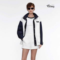 Top thun Karl viền 2 màu