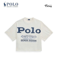 Áo thun cotton Jersey Logo Denim Goods