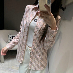 Sơ mi BBR cổ đức kẻ hồng
