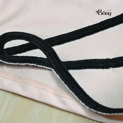 Top thun Karl hoạ tiết hoa chân 4 màu