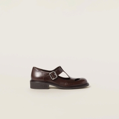 Miu Miu Leather T-bar shoes