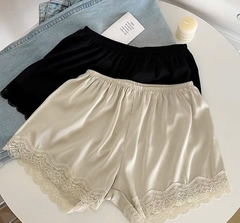 Quần lụa ngủ viền ren La Perla 3 màu  set 3pcs